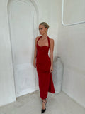 HNTR The Label Cam Gown Wine