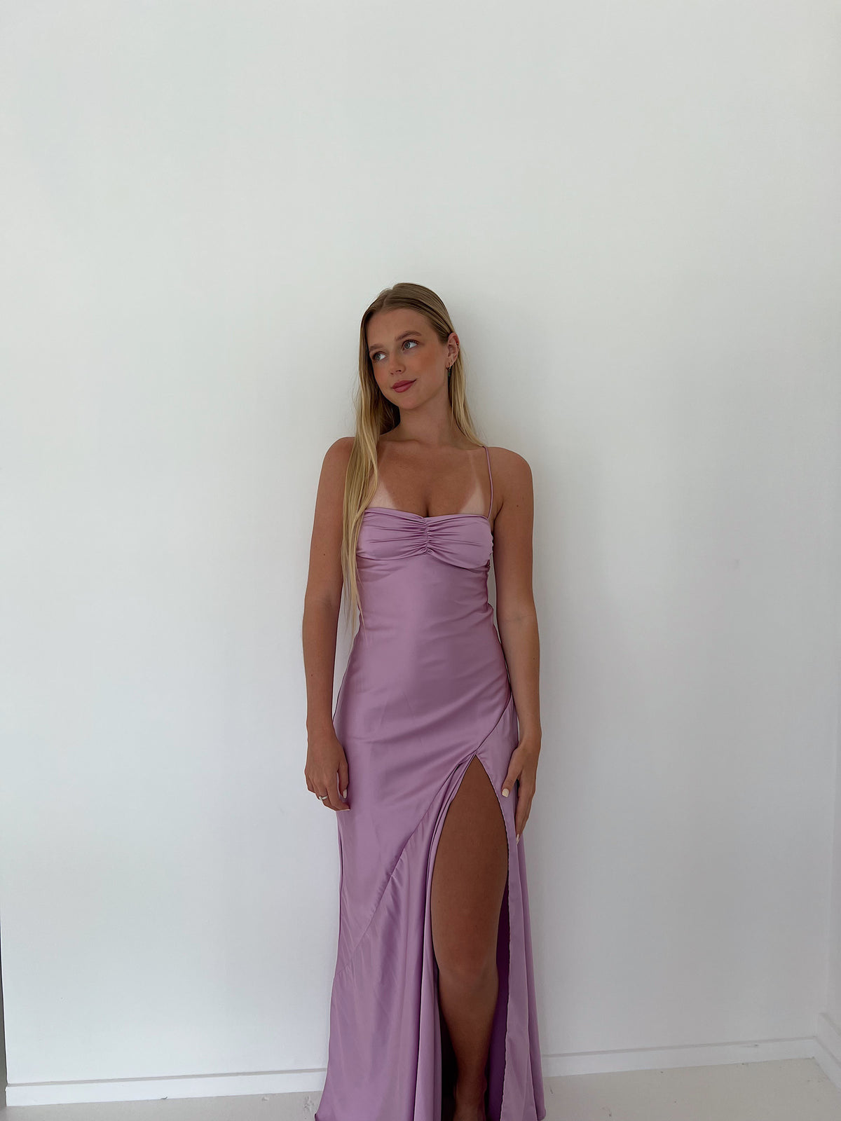 HNTR The Label Gaia Gown Lilac