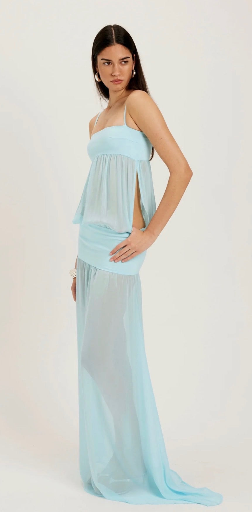 Ance Gria Romeo Gown Aqua | size S