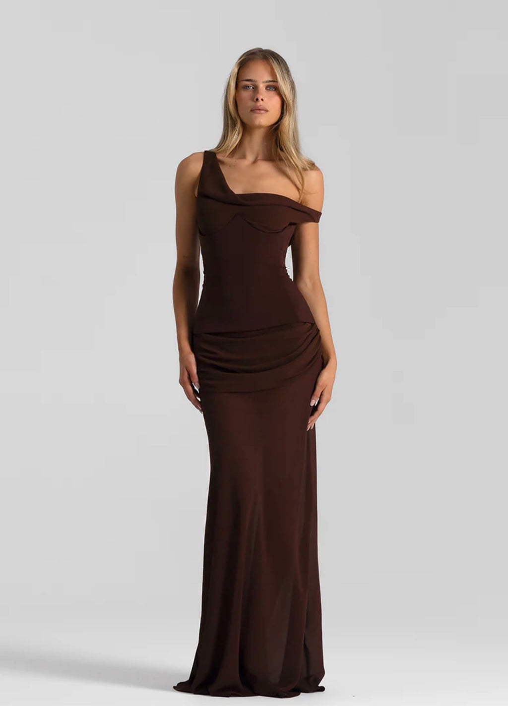 Natalie Rolt Cadence Gown Espresso | size S