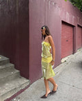 Mode Mischief Melt Panel Dress Limoncello | size XXS