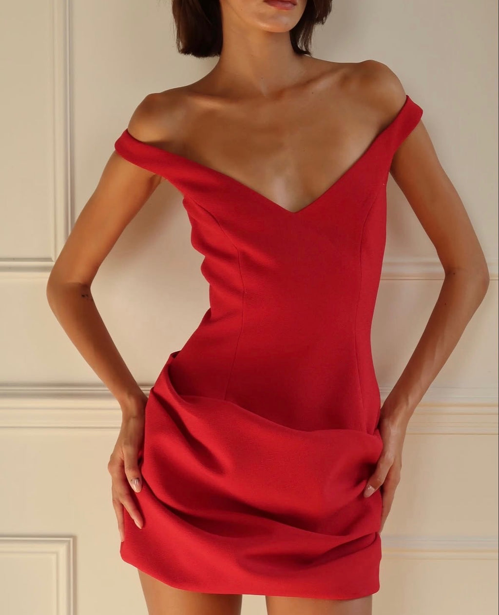 Arcina Ori Avery Mini Dress Red | size XS