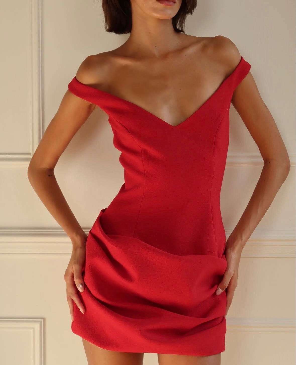 Arcina Ori Avery Mini Dress Red | size XS