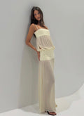 Ance Gria Romeo Gown Cream | size XS