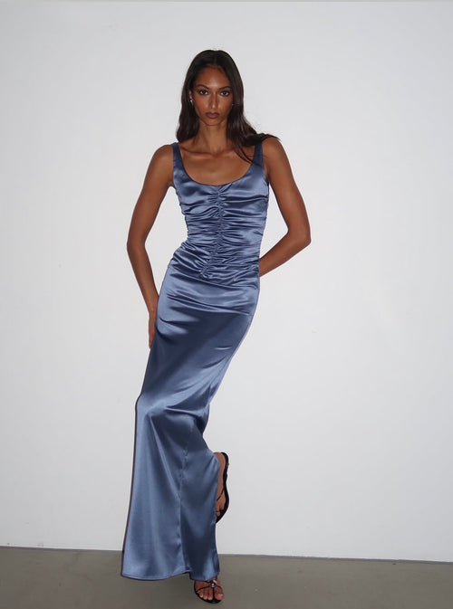 Ance Gria Atlein Gown Blue