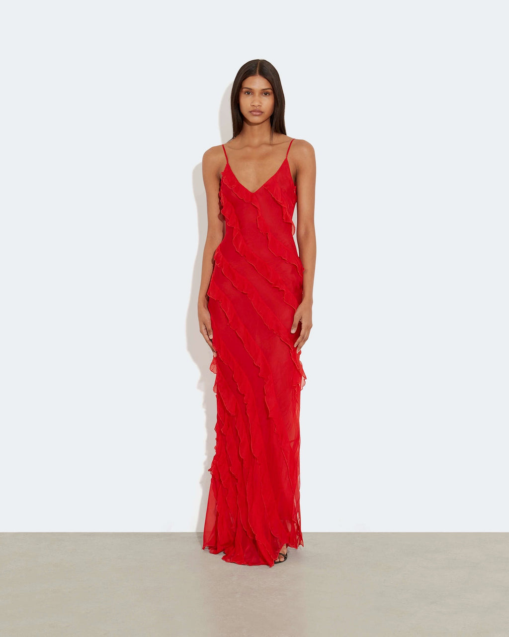 Rat and Boa Cecelia Dress Red | size XS