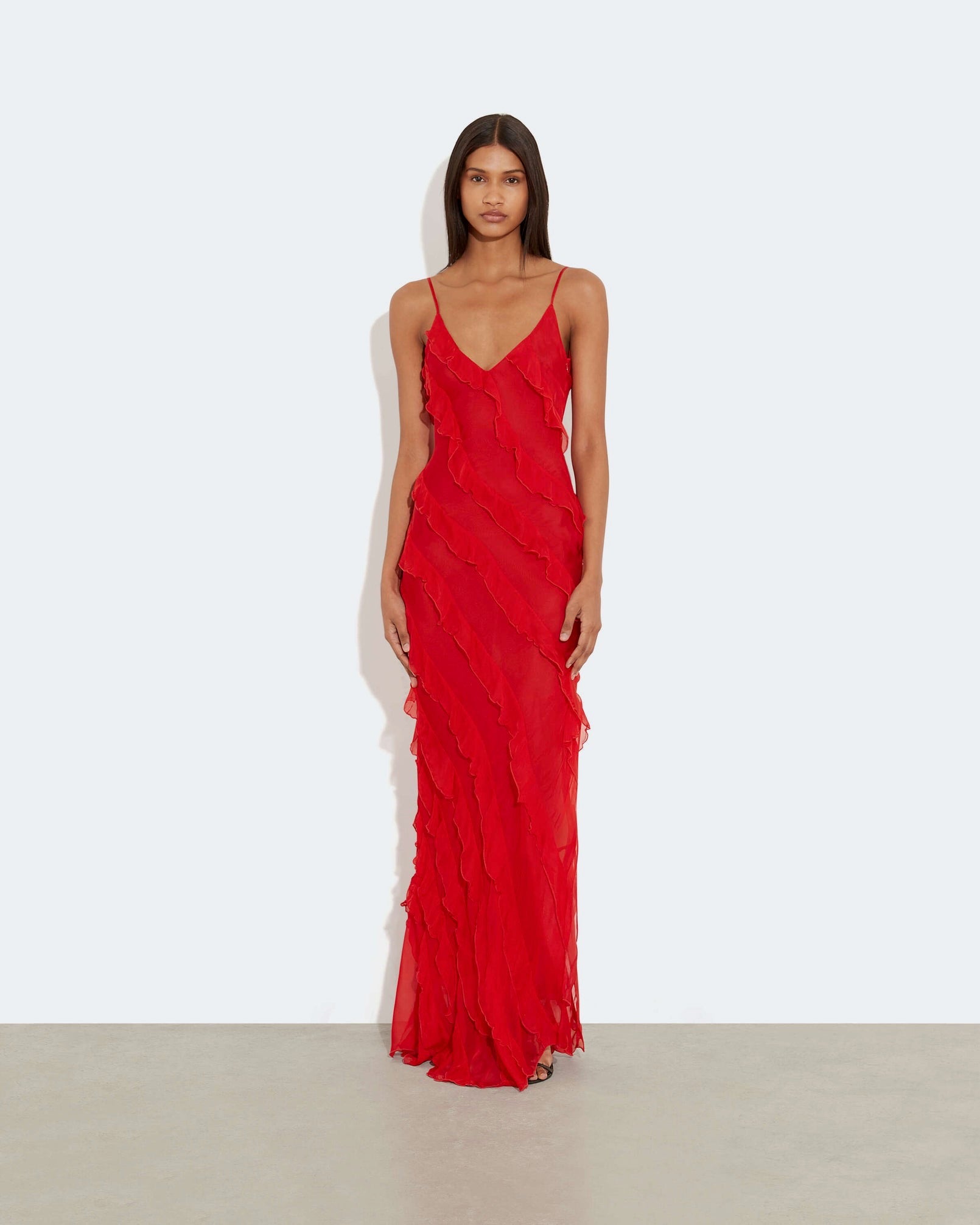 Rat and Boa Cecelia Dress Red | size XS