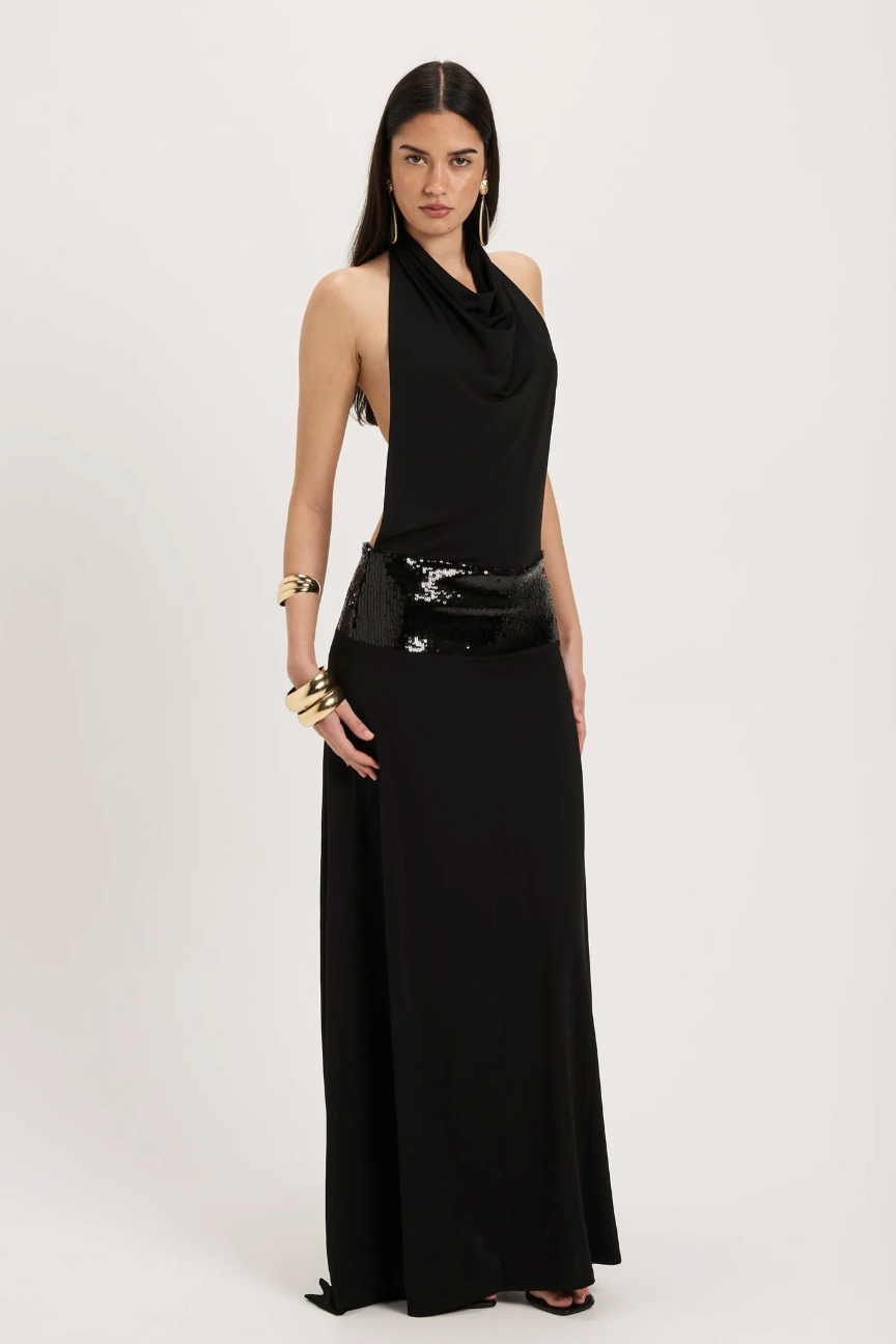 Ance Gria Adele Gown Black | size XS
