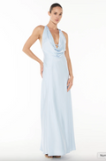 Manning Cartell Charmed Cowl Slip Dress Dove Blue | size M