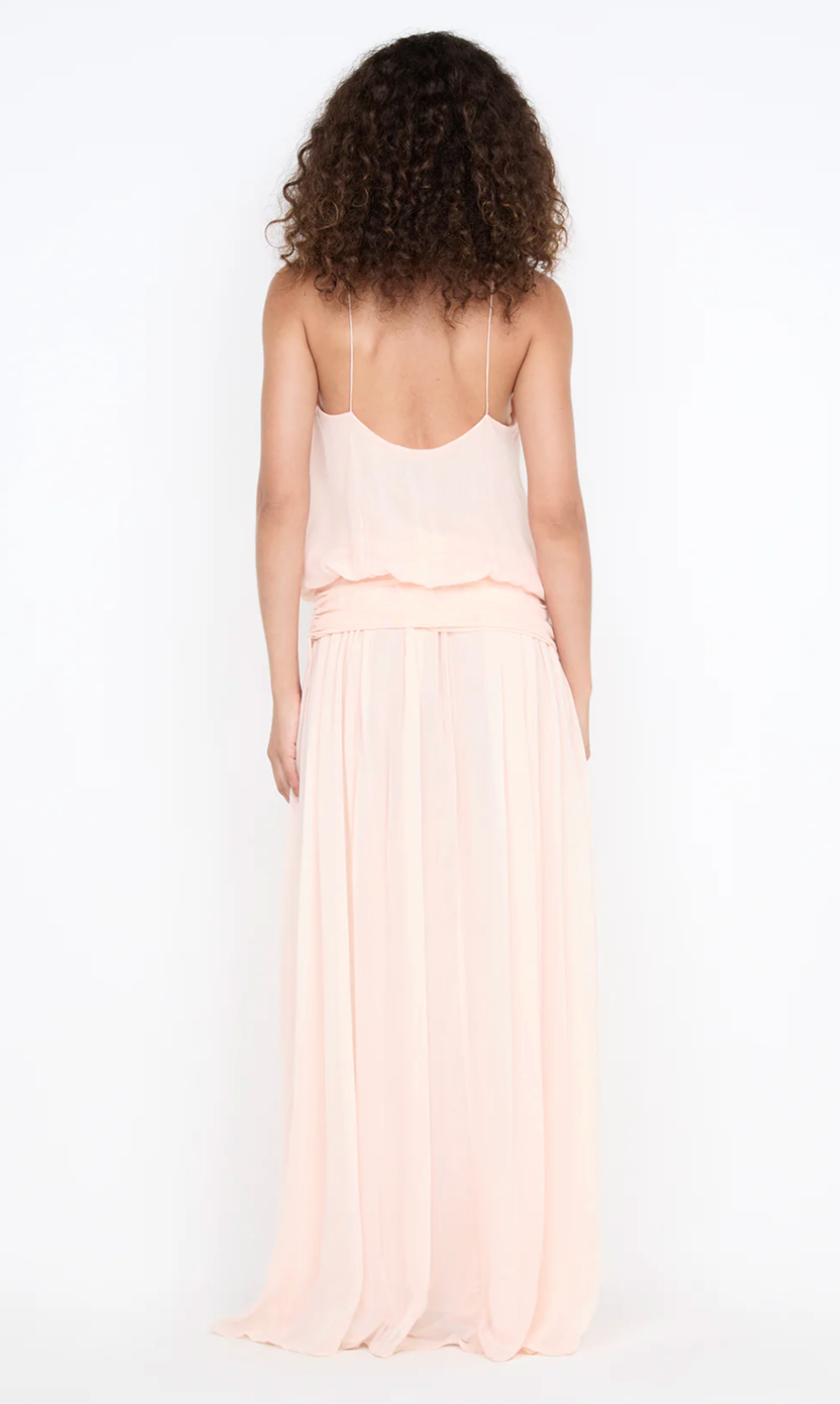 Bec + Bridge Camille Blouson Dress Peach | size XXS