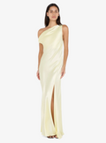 Bec + Bridge Sol Asym Dress Ice Yellow | size S