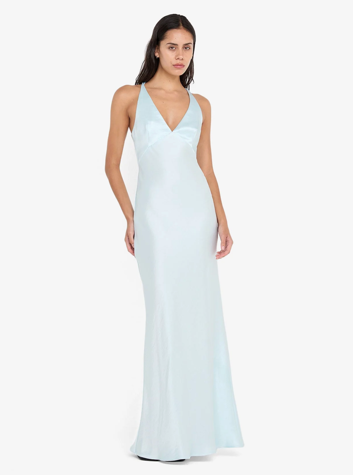 Bec + Bridge The Dreamer V Neck Dress Arctic Blue | size XXS & XS