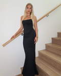 HNTR The Label Louie Gown Noir | size XS
