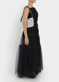 Molly Goddard Soft Tulle Astrid Dress Navy | size M
