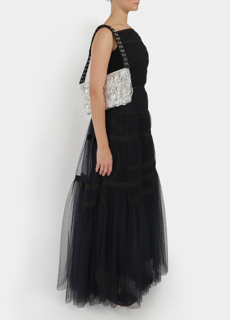 Molly Goddard Soft Tulle Astrid Dress Navy | size M